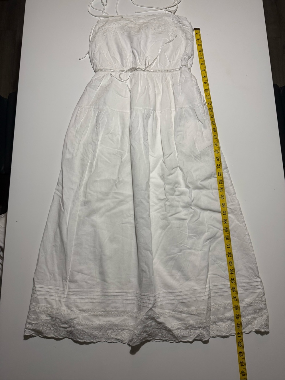 Ciao Lucia Petra White Embroidered Cotton Dress - Picture 5 of 5